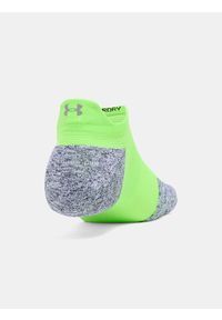 Skarpety Under Armour Dry Run Cushion No Show Tab. Kolor: zielony. Sport: bieganie