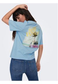 only - ONLY T-Shirt 15295382 Niebieski Regular Fit. Kolor: niebieski. Materiał: bawełna #7