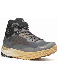 TECNICA - Buty trekkingowe męskie Tecnica Spark S Mid Gtx. Wysokość cholewki: za kostkę. Kolor: beżowy, niebieski, wielokolorowy. Materiał: syntetyk, materiał. Szerokość cholewki: normalna. Sport: turystyka piesza