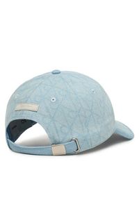 Calvin Klein Czapka z daszkiem Denim Emblem Burnout LV04F5042G Błękitny. Kolor: niebieski. Materiał: bawełna #2