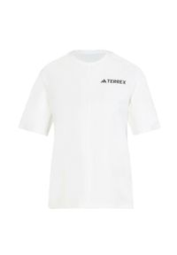 Adidas - Koszulka Terrex Multi Climacool. Kolor: biały. Technologia: ClimaCool (Adidas). Sport: turystyka piesza