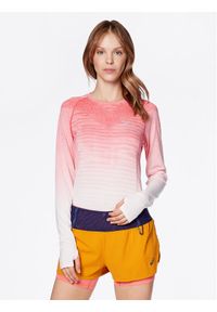 Asics Koszulka techniczna Seamless 2012C392 Różowy Slim Fit. Kolor: różowy. Materiał: syntetyk #1