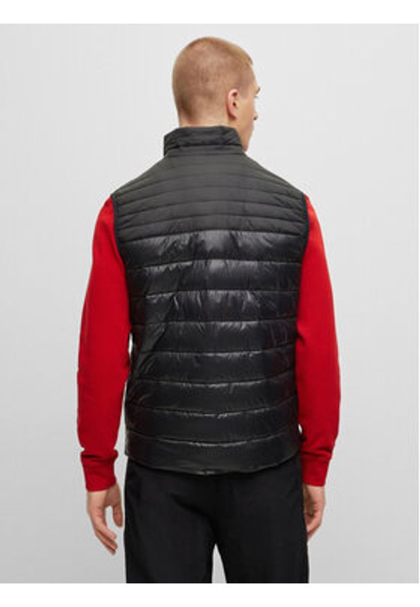 BOSS - Boss Kamizelka 50496725 Czarny Regular Fit. Kolor: czarny. Materiał: syntetyk