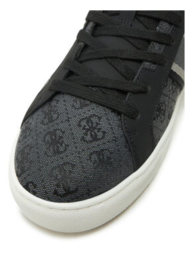 Guess Sneakersy Todi II FMPTII FAB12 Czarny. Kolor: czarny. Materiał: skóra