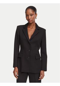 Marella Marynarka Amico1 2625046251 Czarny Slim Fit. Kolor: czarny. Materiał: syntetyk #1