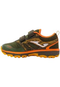 Children's Path Shoes Joma Sima Jr 2223 - Khaki/Oranje, rozmiar 33. Okazja: na spacer. Kolor: pomarańczowy, wielokolorowy, zielony. Sport: turystyka piesza