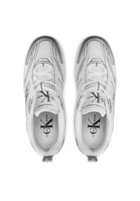Calvin Klein Jeans Sneakersy Basket Cupsole Low Mix Ml Mr YW0YW01386 Biały. Kolor: biały #4