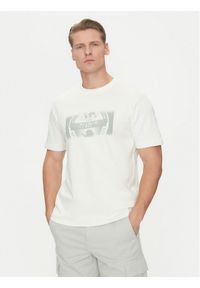 Napapijri T-Shirt S-Vanni NP0A4IEA Biały Regular Fit. Kolor: biały. Materiał: bawełna #1