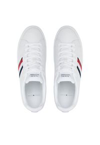 TOMMY HILFIGER - Tommy Hilfiger Sneakersy Icon Court FM0FM05163 Biały. Kolor: biały. Materiał: skóra #2