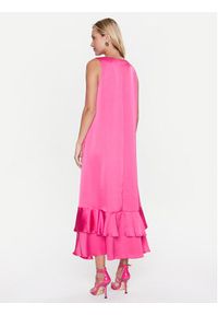 Liu Jo Beachwear Sukienka codzienna VA3102 T3416 Różowy Regular Fit. Okazja: na co dzień. Kolor: różowy. Materiał: syntetyk. Typ sukienki: proste. Styl: casual #2