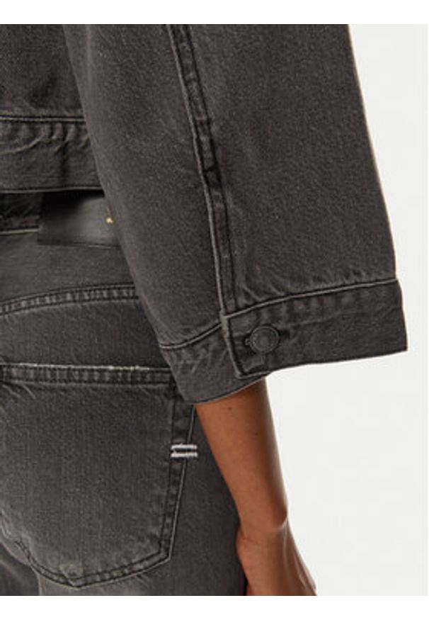 ViCOLO Kurtka jeansowa DS0055 Szary Regular Fit. Kolor: szary. Materiał: bawełna