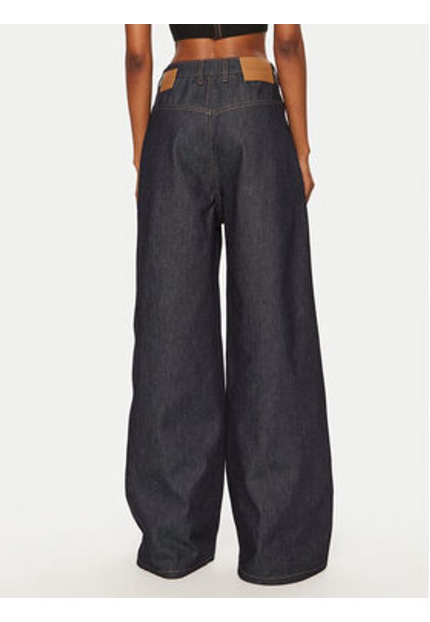 Munthe Jeansy 244142524415 Granatowy Regular Fit. Kolor: niebieski