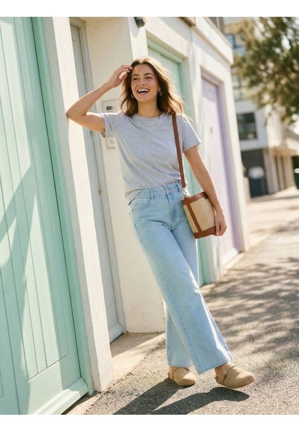 Sinsay - Bawełniana koszulka - szary. Kolor: szary. Materiał: bawełna