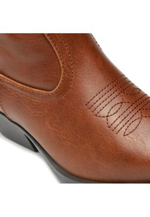 ONLY Shoes Kowbojki Onlbronco 15304379 Brązowy. Kolor: brązowy. Materiał: skóra