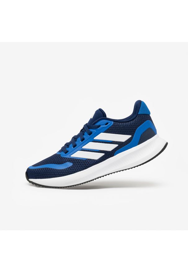 Adidas - Buty do biegania dla dzieci ADIDAS Runfalcon 5.0. Kolor: niebieski. Materiał: kauczuk. Szerokość cholewki: normalna. Model: Adidas Cloudfoam. Sport: bieganie