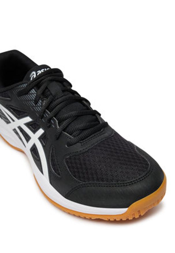 Asics Buty halowe Upcourt 6 1071A104 Czarny. Kolor: czarny. Materiał: materiał