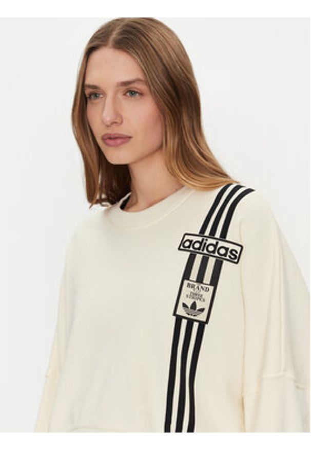 Adidas - adidas Bluza Adibreak JD0084 Écru Regular Fit. Materiał: bawełna
