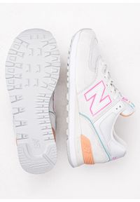 Sneakersy damskie szare New Balance WL574CJ2. Okazja: na imprezę. Kolor: szary. Materiał: guma, materiał. Szerokość cholewki: normalna. Model: New Balance 574. Sport: fitness #3