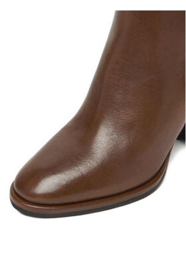 Gino Rossi Botki EO-LORA-0121991 Brązowy. Kolor: brązowy. Materiał: skóra