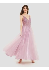 Swing Sukienka wieczorowa 5AD19900 Różowy Regular Fit. Kolor: różowy. Materiał: syntetyk. Styl: wizytowy