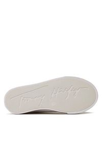 TOMMY HILFIGER - Tommy Hilfiger Trampki Low Cut Lace-Up Sneaker T3A9-32677-0890 M Biały. Kolor: biały. Materiał: materiał #3