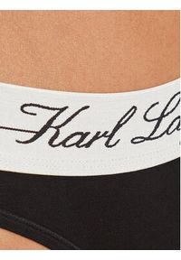 Karl Lagerfeld - KARL LAGERFELD Stringi A1W47095 Czarny. Kolor: czarny. Materiał: bawełna