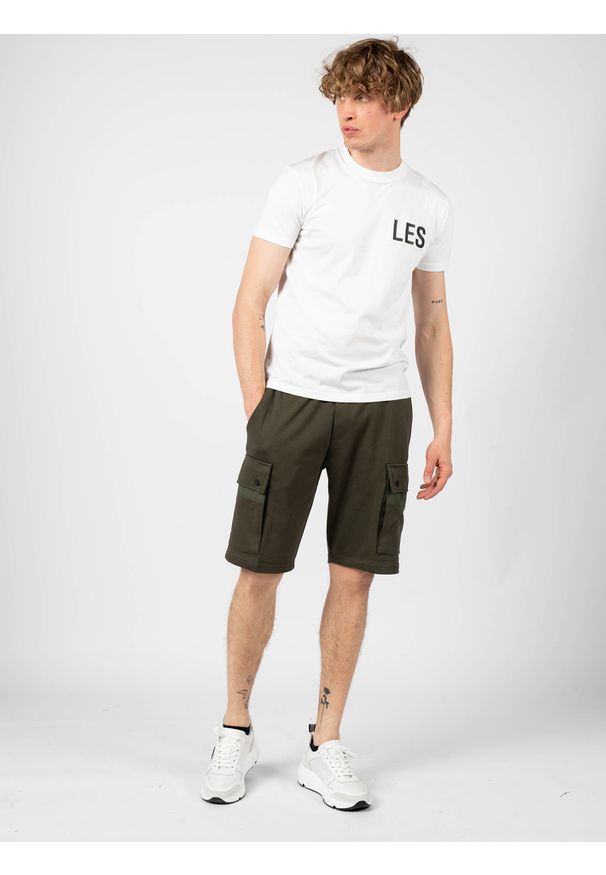 Les Hommes T-shirt | LF224300-0700-1009 | Grafic Print | Mężczyzna | Biały. Okazja: na co dzień. Kolor: biały. Materiał: bawełna. Wzór: nadruk. Styl: casual
