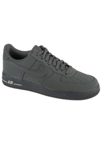Nike - Buty sportowe Sneakersy męskie, Air Force 1 '07. Kolor: czarny. Model: Nike Air Force. Sport: turystyka piesza