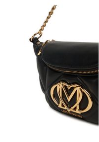 Love Moschino - LOVE MOSCHINO Saszetka nerka JC4187PP0NLC0000 Czarny. Kolor: czarny. Materiał: skóra #4