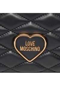 Love Moschino - LOVE MOSCHINO Torebka JC4139PP1IL1000A Czarny. Kolor: czarny. Materiał: skórzane #4
