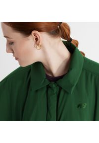 Kurtka damska New Balance WJ43506NWG – zielona. Kolor: zielony. Materiał: nylon. Styl: sportowy #3