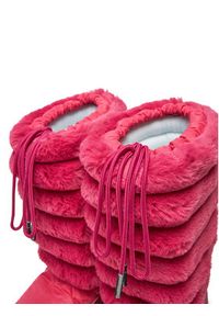 Love Moschino - LOVE MOSCHINO Śniegowce JA24312G0LISH626 Różowy. Kolor: różowy. Materiał: materiał #3