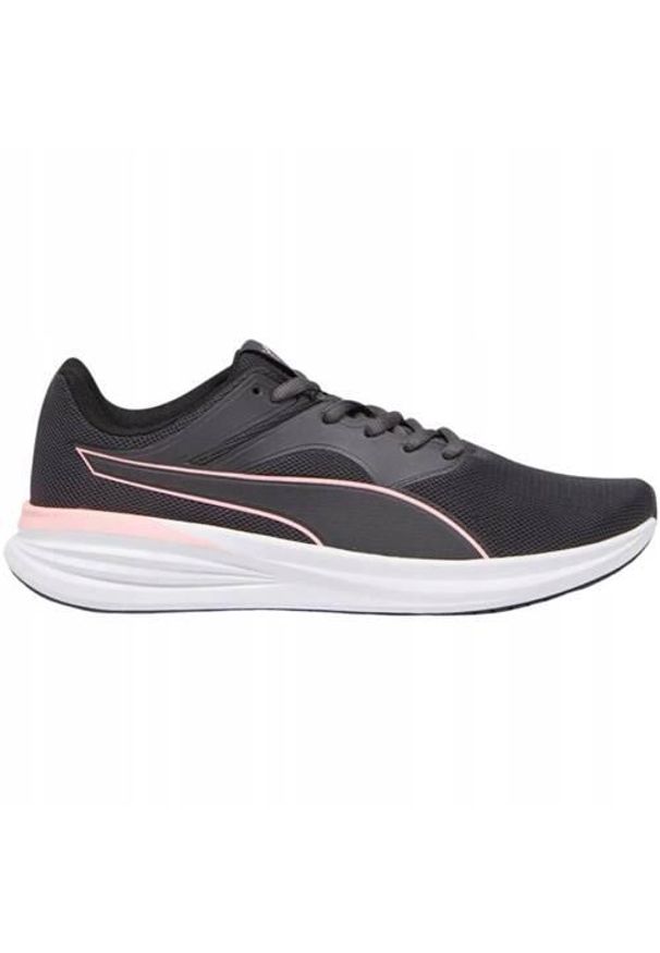 Buty do biegania damskie Puma Transport. Zapięcie: sznurówki. Kolor: czarny. Materiał: materiał, syntetyk, tkanina. Szerokość cholewki: normalna. Sport: turystyka piesza