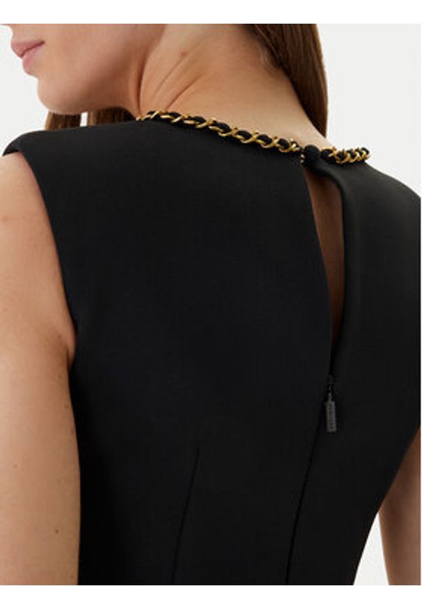 Marciano Guess Sukienka koktajlowa 6RGK18 9373Z Czarny Regular Fit. Kolor: czarny. Materiał: syntetyk. Styl: wizytowy