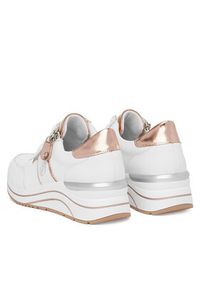 Remonte Sneakersy D0T04-80 Biały. Kolor: biały. Materiał: skóra, syntetyk #4