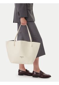 Patrizia Pepe Torebka 2B0130/L148-W405 Écru. Kolor: kremowy. Materiał: skórzane #1