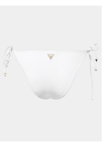 Guess Dół od bikini E4GO06 KC5Z0 Biały. Kolor: biały. Materiał: syntetyk