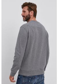 Armani Exchange Bluza bawełniana męska kolor szary z nadrukiem. Okazja: na co dzień. Kolor: szary. Materiał: bawełna. Wzór: nadruk. Styl: casual #3