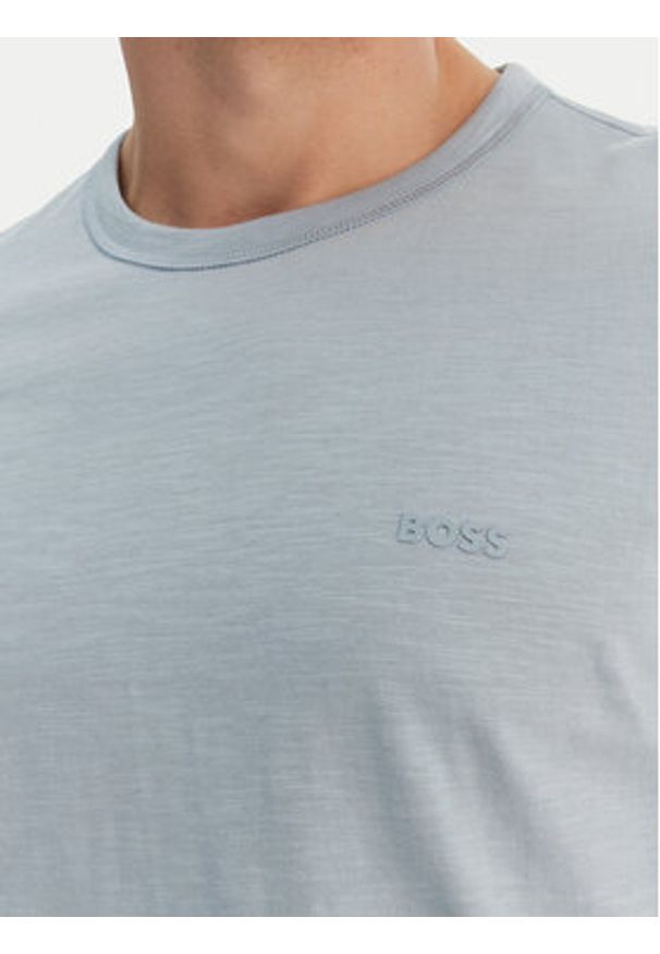 BOSS T-Shirt Tegood 50508243 Niebieski Regular Fit. Kolor: niebieski. Materiał: bawełna