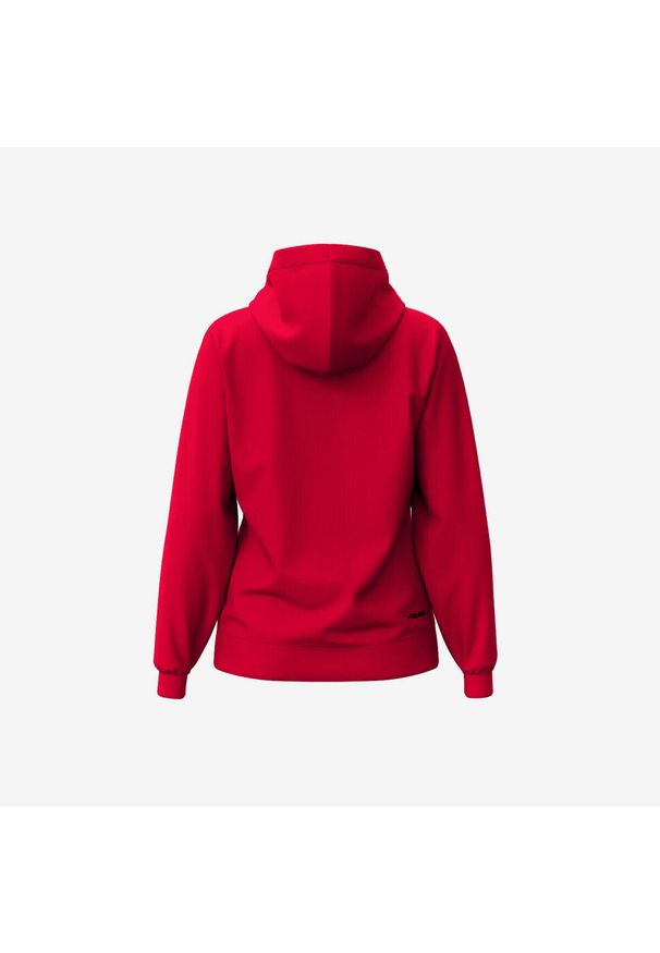 Bluza damska z kapturem Head Club Original. Typ kołnierza: kaptur. Kolor: czerwony. Materiał: polar. Wzór: nadruk. Sezon: zima. Sport: tenis