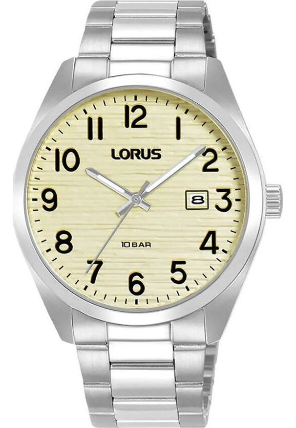 Zegarek Lorus męski RH911RX9 stalowy wodoszczelny .. Kolor: szary