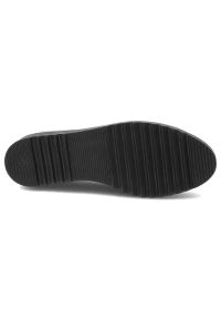 Czarne Półbuty Armodo Skórzane Eleganckie Buty. Kolor: czarny. Materiał: skóra. Szerokość cholewki: normalna. Styl: elegancki