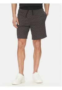 BOSS Piżama Relax 50540613 Czarny Regular Fit. Kolor: czarny. Materiał: bawełna #8