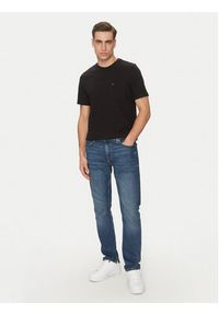 TOMMY HILFIGER - Tommy Hilfiger T-Shirt Essential Solid Pocket Tee MW0MW37283 Czarny Regular Fit. Kolor: czarny. Materiał: bawełna #3