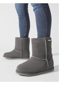 EMU Australia Śniegowce Brumby Lo Teens T10773 Szary. Kolor: szary. Materiał: zamsz, skóra