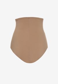 Renee - Ciemnobeżowe Majtki Modelujące High Waist Savirolle. Stan: podwyższony. Kolor: beżowy. Materiał: jeans