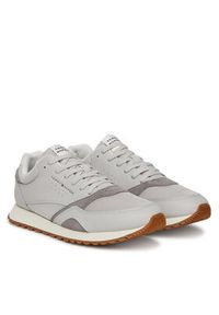 TOMMY HILFIGER - Tommy Hilfiger Sneakersy New Runner Eva Mix FM0FM05522 Szary. Kolor: szary. Materiał: skóra #3