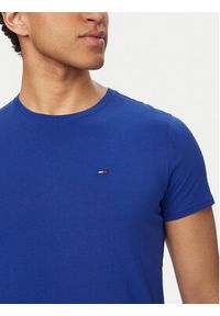 Tommy Jeans T-Shirt DM0DM04411 Niebieski Slim Fit. Kolor: niebieski. Materiał: bawełna #4