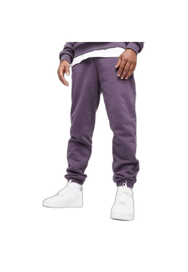 Spodnie dresowe Urban Classics Ultra Heavy. Kolor: fioletowy. Materiał: dresówka. Sport: bieganie