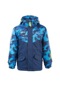 BEJO - Kurtka Narciarska Dziecięca Yuki Camo. Kolor: niebieski. Sezon: zima. Sport: narciarstwo